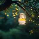 Scented Candles for Home, 3 Pack Retro Lantern Aromatherapy Candles for Balsam Cedar/Apple Cinnamon/Creamy Vanilla, Fall Candle Set, Soy Jar Candle Gifts for Women Men