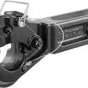 CURT 48010 Pintle Hook Hitch for 2-1/2-Inch Receiver, 20,000 lbs, Fits 2-1/2-In Lunette Ring
