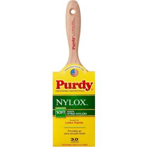 Purdy 144380230 Nylox Series Sprig Flat Trim Paint Brush, 3 inch