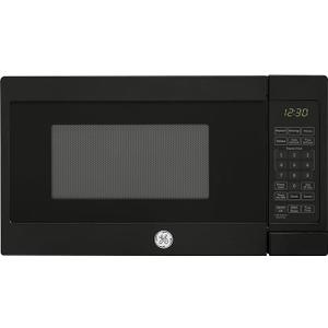 GE Countertop Microwave Oven, Compact 0.7 Cubic Ft., 700-watt Capacity, 6 Auto Cooking Settings, Child-Lock Technology, Kitchen Essentials for the Countertop, Dorm Room or Apartment, Black