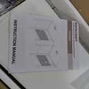 RoyalCraft Fluted Nightstand Set of 2 with Charging Station, White End Table with 2 Silent Slide Drawers & Storage Shelf, Modern Side Table, Wood Night Stand Cabinet for Bedroom