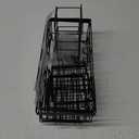 EUDELE Adhesive Shower Caddy, 5 Pack Rustproof Stainless Steel Bath Organizers With Large Capacity, No Drilling Shelves for Bathroom Storage & Home Decor (XL size, Black)