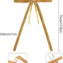 24Pcs Khaki Velvet Christmas Tree Bows Ornaments Vintage Velvet Ribbon Bows for Tree Garland Wreath Indoor Outdoor Christmas Decor Xmas Decorations 3/8" Wide, 5 * 7 inch