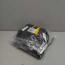 Tool Vest for Men with Adjustable Strap, Reflective Safety Work Vest for Electrician, Carpenter, Construction, Black and Yellow