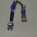 Leash Boss Martingale Collar for Dogs - Steel Chain | Reflective Nylon Dog Collar for Large Dogs, Medium and Small Dogs | No Pull Pet Training Collar Small (Medium (14.5-17" Neck x 1" Wide), Purple/Pink - Space)