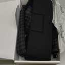 Reversible Baby Carrier  Black Solid & Houndstooth; Lightweight & Breathable Lyocell Fabric; Ergonomic Lumbar Support and Quick Hands-Free Wear for Newborn to Toddler (744 lbs)