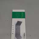 Samsers Foldable Bluetooth Keyboard with Touchpad - Portable Wireless Keyboard with Holder, Rechargeable Full Size Ultra Slim Pocket Folding Keyboards for Android Windows iOS Tablet & Laptop - Black (BT x1)