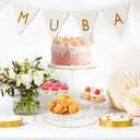 Dezzer 4 Tier Acrylic Cupcake Stand, Clear, 12" x 8" x 8" x 8" x 12"