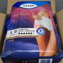 TENA Stylish White Super Plus Incontinence Underwear Women, L 37-50in 64 ct