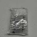 100 Pack 1ml Syringe with Cap for Liquid, 1cc Plastic Small Syringes with Cover, Non-Sterile, No Needle