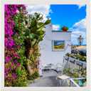 24x24 Wood Frame White, Modern Natural Woodgrain 24x24in Picture Frame, Rustic Wooden 24 x 24 inch Gallery Wall Photo Poster Frame with HD Plexiglass, Horizontal Vertical Wall Mounting Display 1pcs