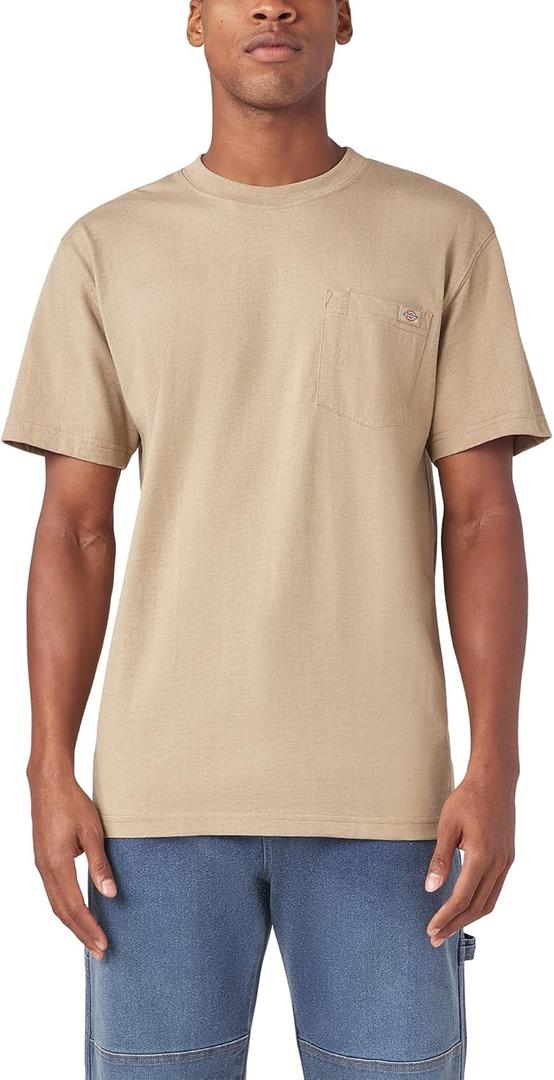 Dickies Men's Short Sleeve Heavyweight Heathered T-Shirt, Size: Large