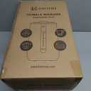 Keenray Towel Warmer for Bathroom, Towel Warmer Bucket with Heating Progress Bar, Fragrance Disc Holder, Leather Handle, Auto Shut-Off Towel Bucket Fits Up to Two 40" x 70" Towels, Bathrobe, Blankets (18L, White/Champagne Gold)