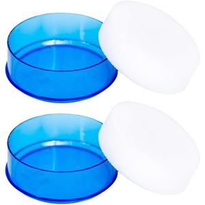 Angoily Finger Tip Moistener for Money Counting with Sponge Container Hand Wet Device for Banking Cash Handling and Paper Sorting 2.68X2.68X1.02 Inches