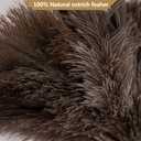 Aldwin Ostrich Feather Duster, 16 inch Ostrich Feather Duster with Wood Handle Reusable, Fluffy Natural Genuine Handheld Feather Duster for Cleaning Supplies, Home, Car, Office