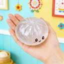 Glitter Dumpling Squishy, Mystery Dumpling Squishy Box, Fidget Sensory Stress Ball for Adults & Teens, Squeeze Stress Relief Toy, Easter Basket Stuffers & Stocking Stuffers (Glitter White)