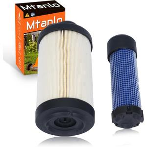 For Caltric Air Filter LVU34503 & LVU34504 Compatible with For John Deere 1023E, 1025R, 1026R, 2025R, 2026R, 2400, 2550, 2700, 2750 - Essential Replacement for Optimal Performance