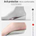 3 Pairs Height-Increasing InsolesHeight boostersHeel Lifts for Shoes,Orthopedic High PadsArch Support Inserts for Men and Women,(Gray0.6"/1"/1.4" Height) (1 Inch)