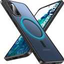 Hensinple Magnetic for Samsung Galaxy S20 Case,S20 Case,Compatible with Magsafe,Shockproof Rugged Military-Grade Protection Translucent Matte Back Cover Phone Case for Galaxy S20(Matte Black)
