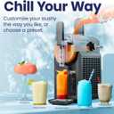 Iceman by Chefman Slush-Ease 68oz Slushie Machine, 48oz Liquid Capacity Frozen Drink Maker & Slushy Machine with 5 Presets and LED Display, Perfect for Frozen Margaritas, Frappes, Smoothies & Shakes