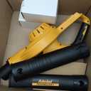 20V Cordless Leaf Blower, 150MPH Handheld Blower with 2 Batteries & Charger, Variable Speed Small Electric Leaf Blowers for Yard, Lawn Care, Garden, Patio, and Driveway Cleaning (yellow-2 Battery)