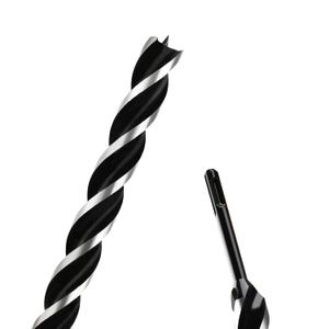 1" x 18" Auger Drill Bit with SDS Plus Shank for Wood,Tri Flute Ship Auger Long Drill Bit for Soft and Hard Wood,Tree Stump,Plastic,Drywall and Composite Materials