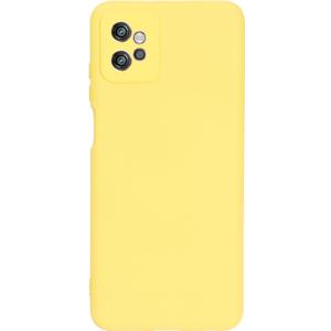 Case for Motorola Moto G32, Liquid Silicone Protective Phone Case for Motorola Moto G32 with Silicone Lanyard, Slim Thin Soft Shockproof Cover for Motorola Moto G32 Silicone Case Yellow