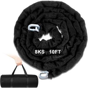 MorningRo 8KS 10 Foot x 5/16 '' Thick Square Security Chain Motorcycle Lock Heavy Duty Chain Lock with Black Bag for Bikes, Containers, Trailers, ATV's, and Personal/Industrial Property