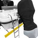 Custom Fit Full Outboard Engine Cover Compatible with Mercury,Waterproof Heavy Duty 1200D Oxford Boat Motor Cover (Fits Mercury:40-60HP 4 STR 4CYL 995CC 2014+)