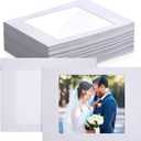Ctosree 100 Pcs Full Face Envelopes 37lb Paper White Booklet Envelopes with Clear Full Window for Photos Catalog Magazine Brochures Certificates Company Calendar, 9 x 12 Inch