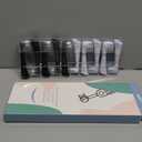 10 Pack iO Replacement Heads Compatible with Oral B iO, Brush Heads for iO 2 3 4 5 6 7 8 9 10 Series Electric Toothbrushs, Medium Softness, Specially Designed for Sensitive Gums, Black/White (Multi-colored)