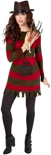 Rubies Women's A Nightmare on Elm Street: Freddy Krueger Costume, S