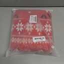 dressfan Unisex Funny Christmas Sweaters Xmas Family Matching Sweater Knit Pullover Crew Neck Long Sleeve for Women & Men (Small, Red-snowflake)