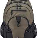 High Sierra Loop-Backpack, Travel, or Work Bookbag with tablet-sleeve, Olive, One Size