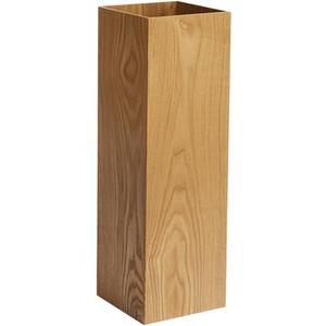 DOITOOL Wooden Umbrella Bucket Stand for Entryway Indoor Use 19.68X6.29X6.29In Compact Umbrella Storage Holder for Home Office with Open Design for Quick Drying