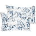 YIYEA King Size Pillow Cases Set of 2, Ultra Soft Double Brushed Microfiber Pillowcases King, Floral Bed Pillow Covers, Fade Resistant, Easy Slip-On (20"x36")