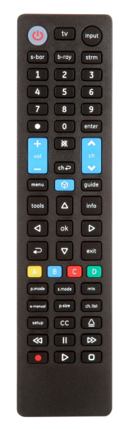 GE 4-Device Universal Samsung Replacement Remote, 2 Pack