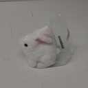 Hopearl Hopping Rabbit Interactive Electronic Pet Plush Bunny Toy with Sounds and Movements Animated Walking Wiggle Ears Twitch Nose Gift for Toddlers Birthday, White, 7''
