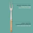 Gibson Home Barbeque Plus 3 Piece BBQ Tools W/Rubberwood Handles