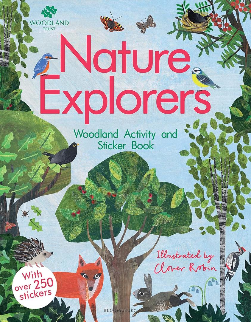 Nature Detectives Woodland Sticker Book Paperback – February 7, 2019
by Clover Robin (Author)