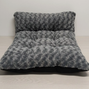 BurgeonNest Dog Car Seat for Small Dogs, Soft Pet Car Travel Home Bed Under 25 lbs, Fully Detachable and Washable Cat Booster Carseats with Storage Pockets and Clip-On Leash Portable Carrier, 29x21 inch