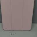 Akkerds Compatible with iPad (A16) 11th Generation Case 11 Inch 2025, for iPad 10th Generation Case 10.9 Inch 2022 with Pencil Holder, Slim Trifold Stand Protective Cover with Soft TPU Back, Pink