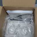 Pro Breeze 1500W Portable Electric Ceramic Heater for Indoor Use, Adjustable Thermostat, Small Space Heater for Home, Bedroom, Office, Garage – White