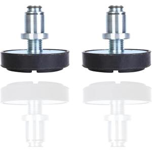 2pc Car Lift Tray with Rubber and High Foot pad 35mm Shaft Diameter Han Macson (Buttoned Thread Style)