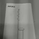 Wood Coat Rack with 2-tier Storage Shelves and 6 Hooks, Sturdy Hallway Coat Stand for Clothes, Bags and Hats Brown