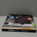 GE Ultra-Thin Amplified TV Antenna, 4K Ready 1080P Digital HDTV UHF VHF, Long Range Indoor TV Antenna, Amplifier with LTE Filter, Reversible Black/White Finish, 48862