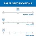 Hammermill Colored Paper, 20 lb Green Printer Paper, 8.5 x 14 - Made in the USA, Pastel Paper, 103374-1 Ream (500 Sheets)