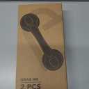 2 Pack 12 Inch Grab Bars for Bathtubs and Showers for Seniors, Heavy Duty Shower Handle for Elderly, Suction Cup Removable Handrails Handicap Bath Grip Bathroom Safety Grips (Gray