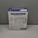 AQUAPHOR 5 Cup Compact Water Filter Pitcher with 1 x B15 Filter | Reduces Chlorine & Heavy Metals | Fast Flow Water Filtration | BPA-Free & Dishwasher Safe | Improved & Filtered Water | White