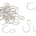 S Hooks for Hanging Plants, Clothes, S Shaped Hooks Made of Stainless Steel, Heavy Duty S-Hooks, 20 Pack